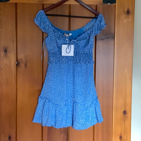 AMELIE DRESS (BLUE) - Picture 4 of 5